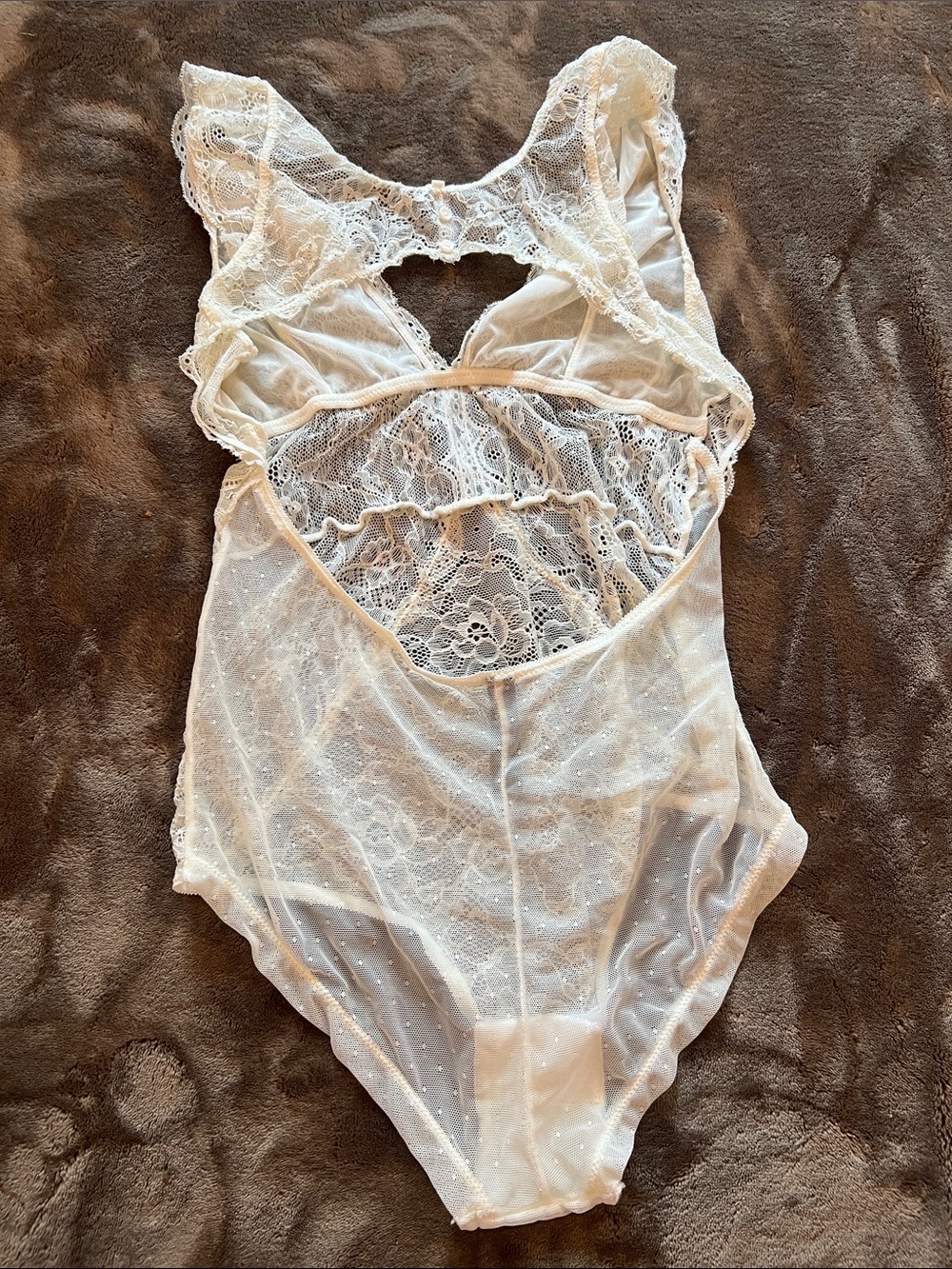 Sam Edelman Ivory Lace Bodysuit - Picture 2 of 2